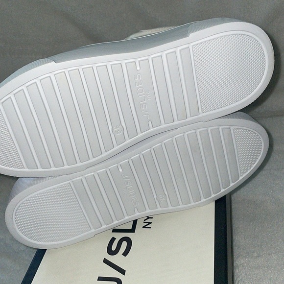 NWT J/SLIDES AMANDA White Leather Sneaker - Picture 14 of 15